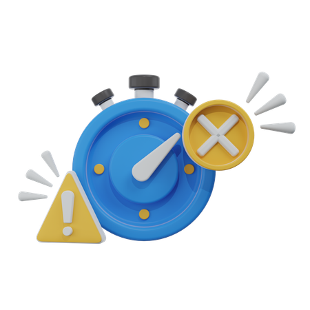 Server Time Out  3D Icon