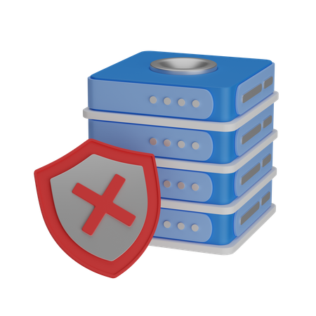 Server unsafe  3D Icon