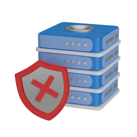 Server unsafe  3D Icon