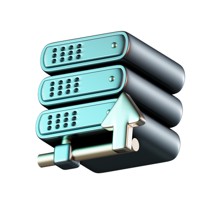 Server Upload  3D Icon