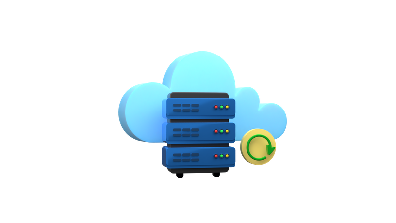 Serveraktualisierung  3D Icon