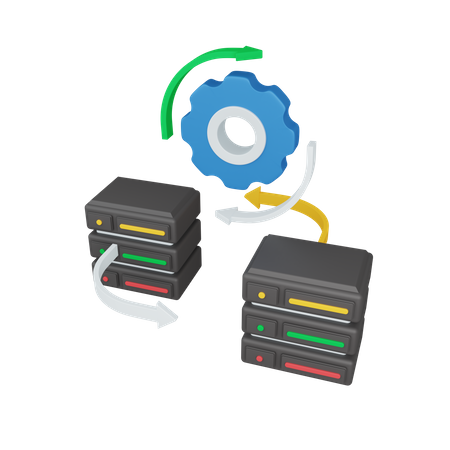 Serveraktualisierung  3D Icon