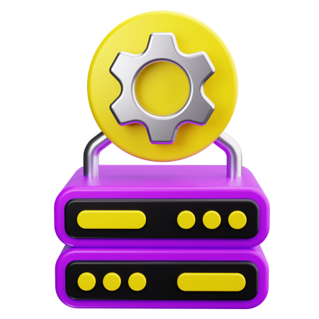 Servereinstellungen  3D Icon