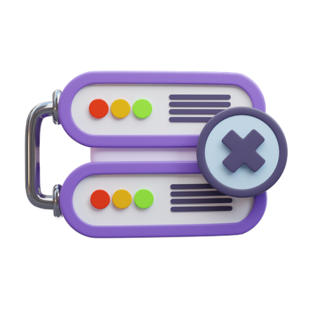 Serverfehler  3D Icon