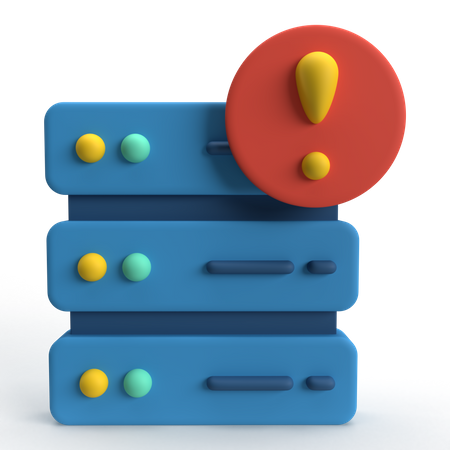 Serverfehler  3D Icon