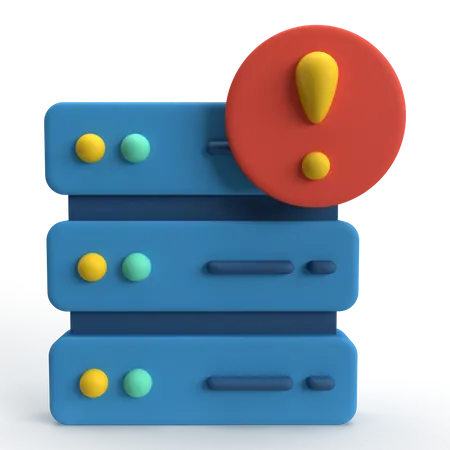 Serverfehler  3D Icon