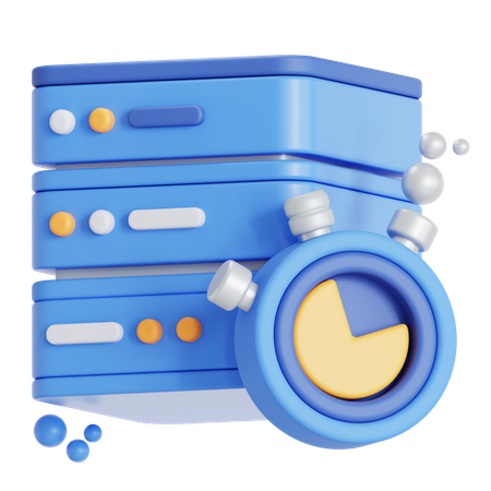 Servergeschwindigkeit  3D Icon