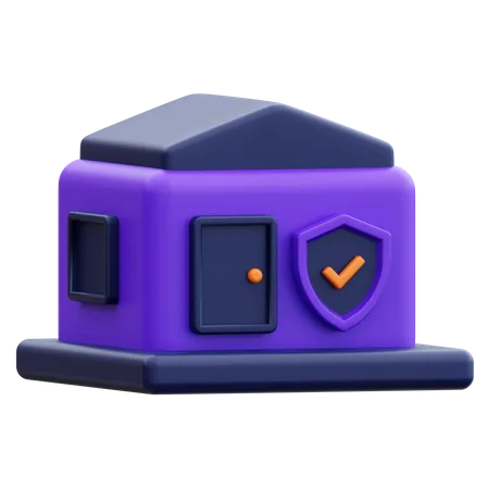 Serverhaus  3D Icon