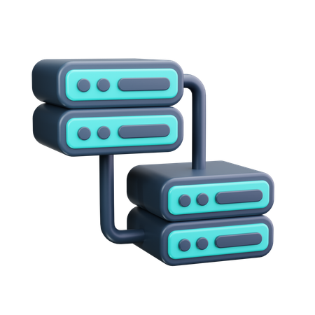 Servers  3D Icon
