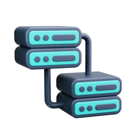 Servers  3D Icon