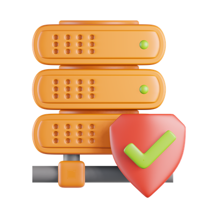 Serverschutz  3D Icon