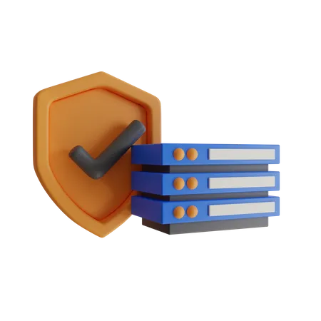 Serverschutz  3D Icon