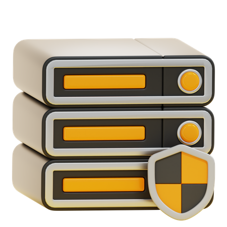 Serversicherheit  3D Icon