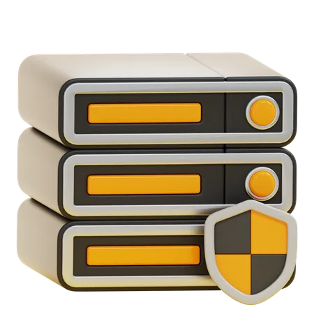 Serversicherheit  3D Icon