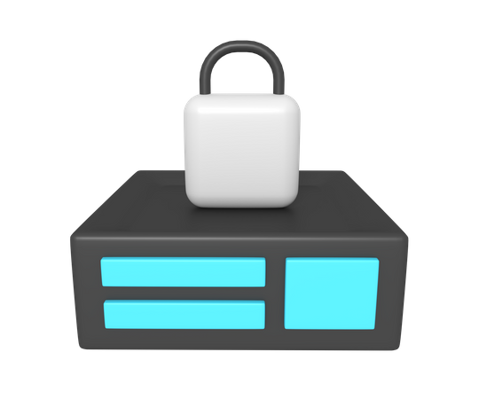 Serversperre  3D Icon