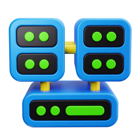 Serververbindung  3D Icon