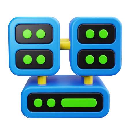 Serververbindung  3D Icon