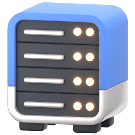 Serveur  3D Icon