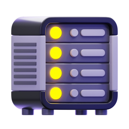 Serveur  3D Icon