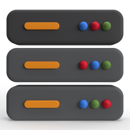 Serveur  3D Icon