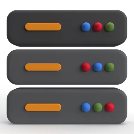 Serveur  3D Icon