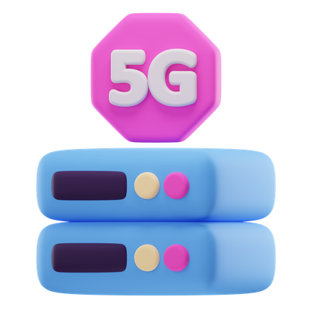 Serveur 5g  3D Icon