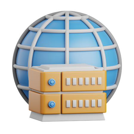 Serveur  3D Icon