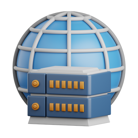 Serveur  3D Icon