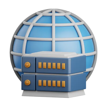 Serveur  3D Icon