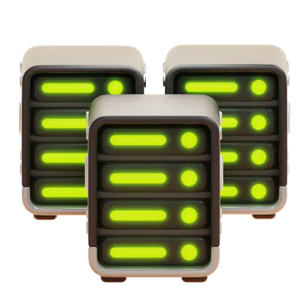 Serveur  3D Icon