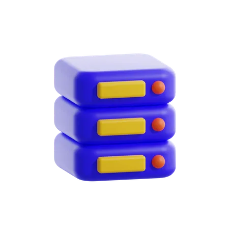 Serveur  3D Icon