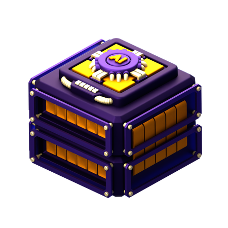 Serveur IA  3D Icon