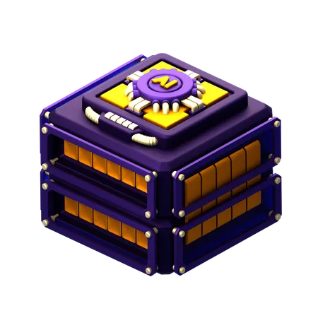 Serveur IA  3D Icon