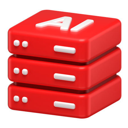 Serveur IA  3D Icon