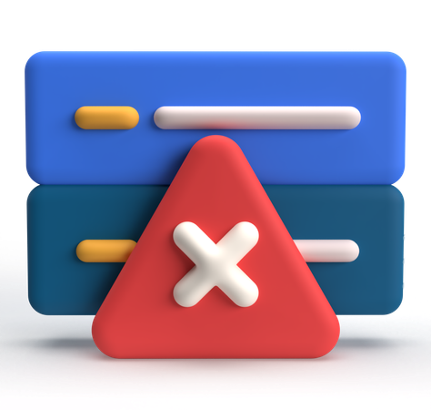 Serveur annuler  3D Icon