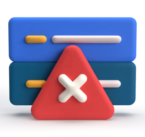 Serveur annuler  3D Icon