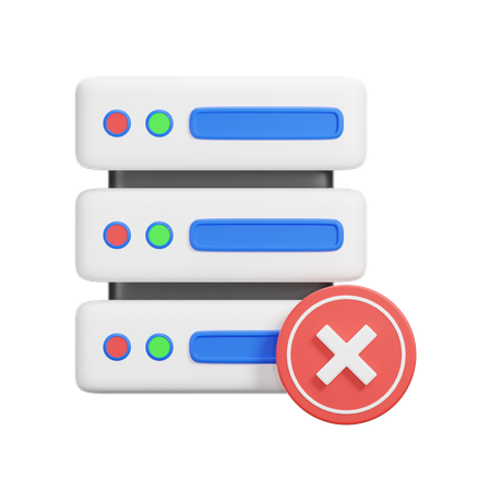 Serveur bloqué  3D Icon