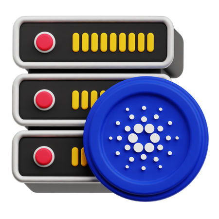 Serveur cardano  3D Icon