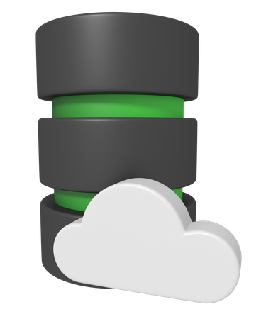 Serveur Cloud  3D Icon