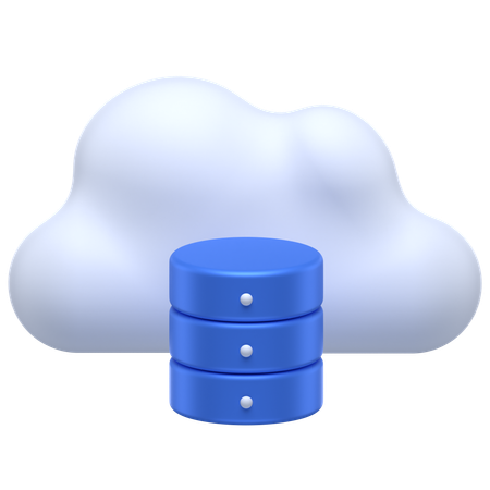 Serveur Cloud  3D Icon
