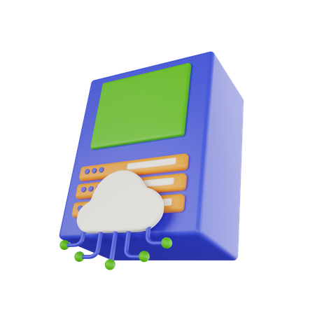 Serveur Cloud  3D Icon