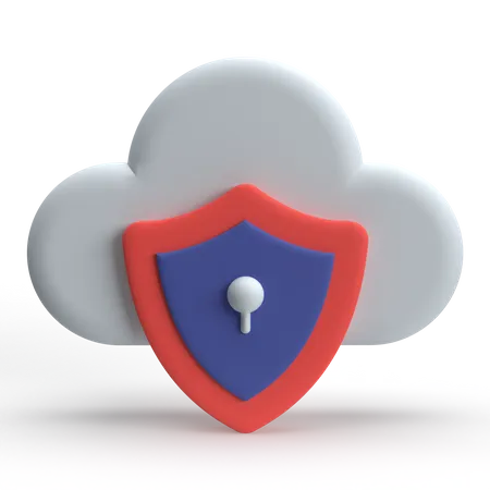 Serveur Cloud  3D Icon