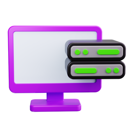 Serveur d'application  3D Icon