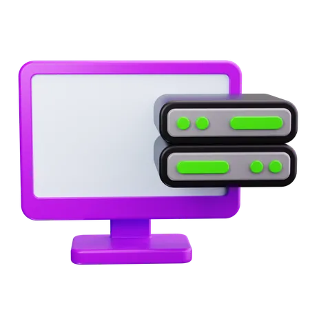 Serveur d'application  3D Icon