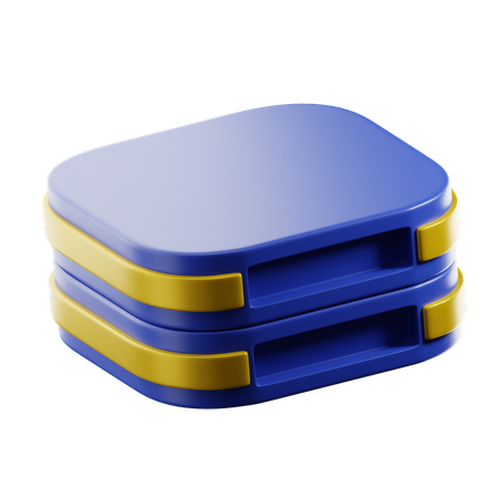 Serveur de base de données  3D Icon