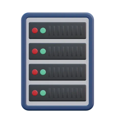 Serveur de base de données  3D Icon