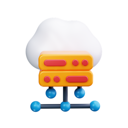 Serveur de données  3D Icon