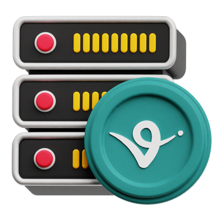 Serveur de protocole virtuel  3D Icon
