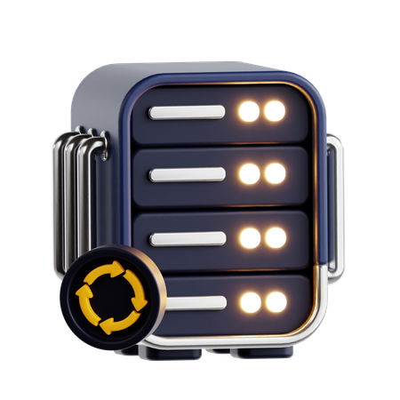 Serveur de sauvegarde  3D Icon