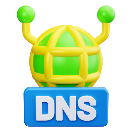 Serveur dns  3D Icon